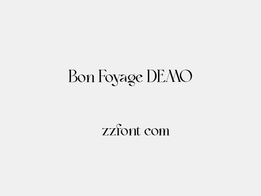 Bon Foyage DEMO