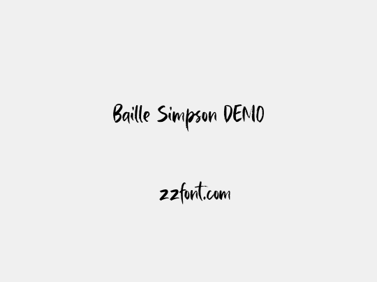 Baille Simpson DEMO