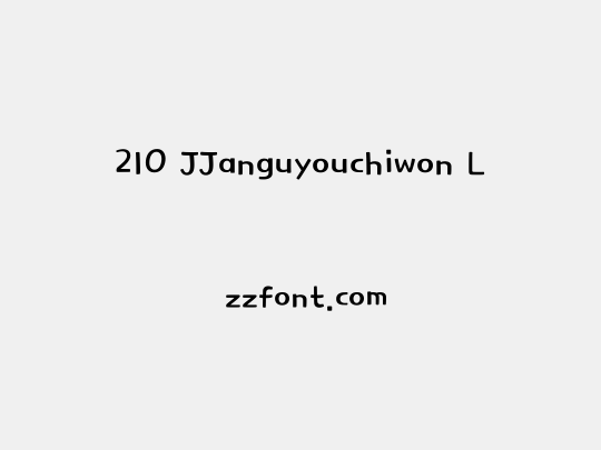 210 JJanguyouchiwon L