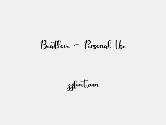 Beatlove - Personal Use