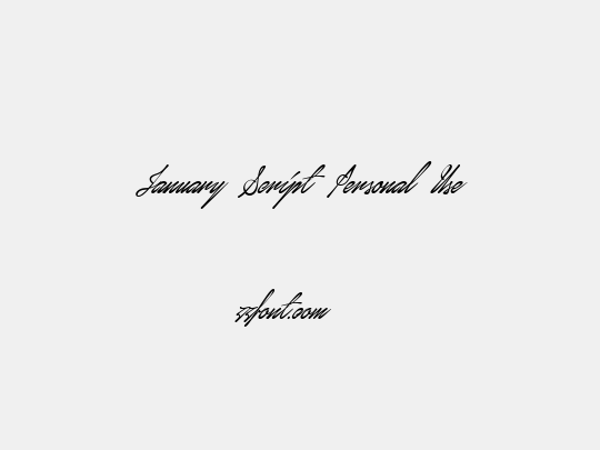January Script Personal Use