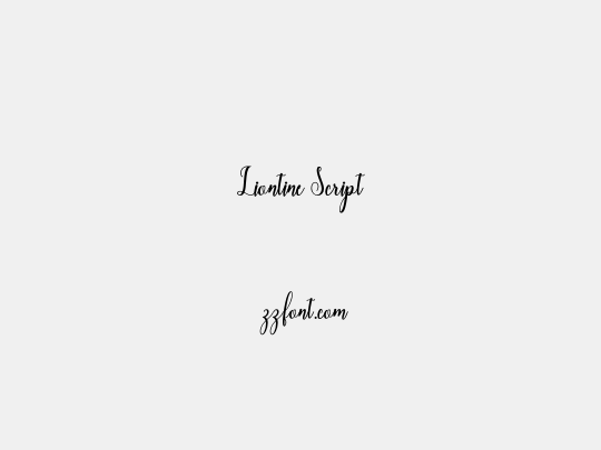 Liontine Script