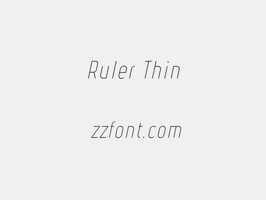 Ruler Thin