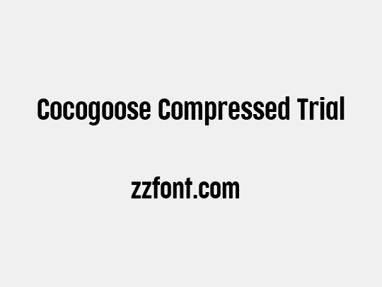 Cocogoose Compressed Trial