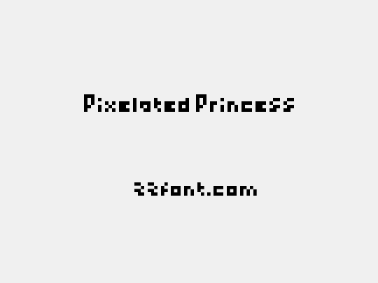 Pixelated Princess