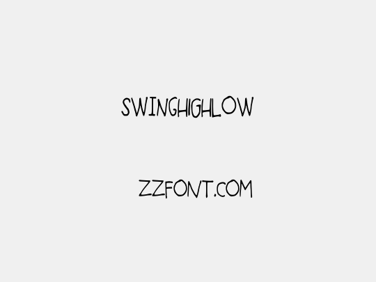 SWiNgHIGHloW