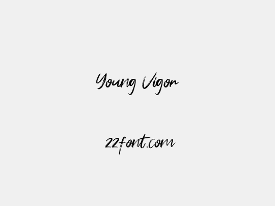 Young Vigor