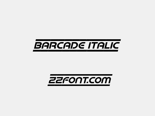 Barcade Italic