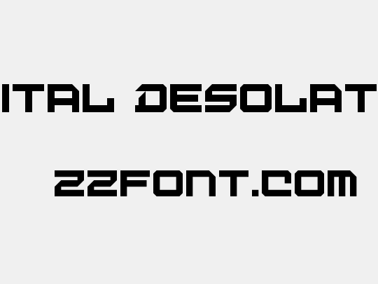 Digital Desolation