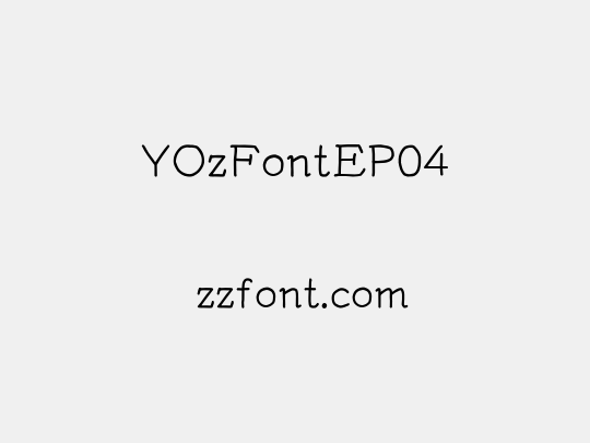 YOzFontEP04