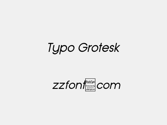 Typo Grotesk