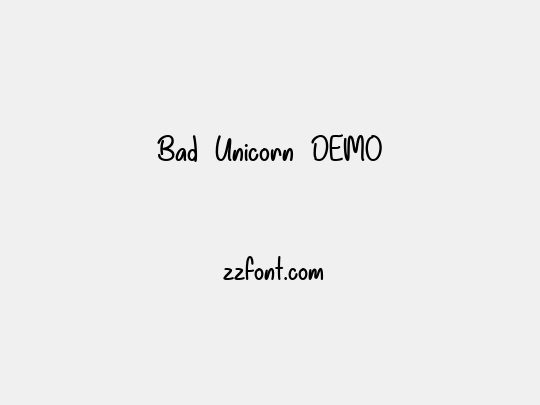 Bad Unicorn DEMO