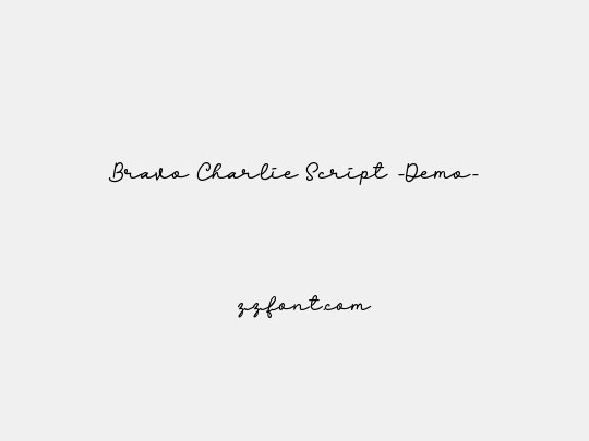 Bravo Charlie Script -Demo-