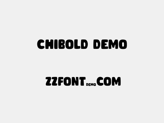 CHIBOLD demo