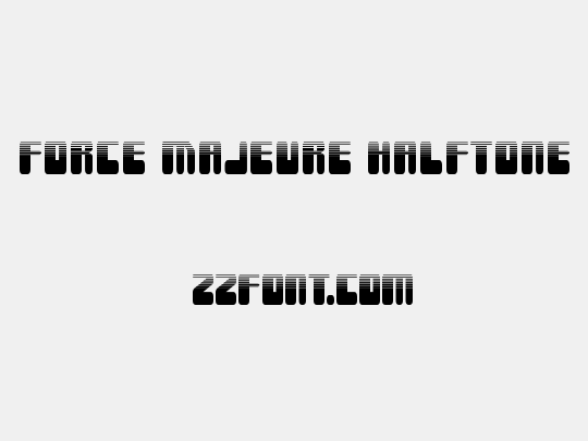 Force Majeure Halftone