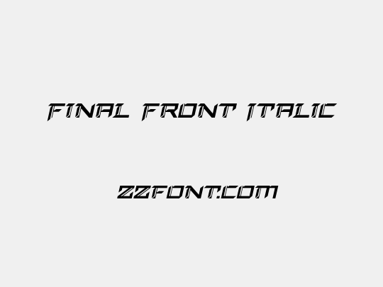 Final Front Italic