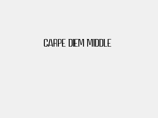 CARPE DIEM MIDDLE demo