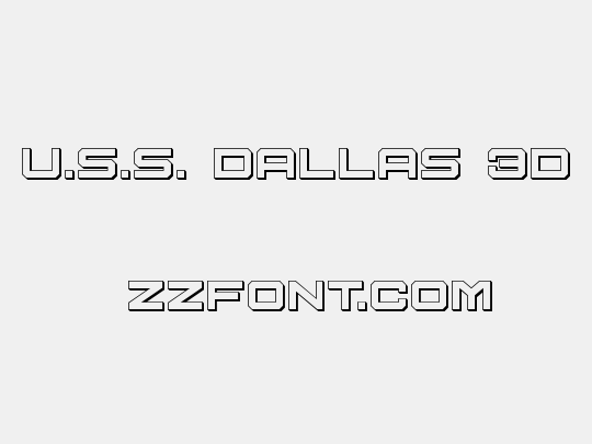 U.S.S. Dallas 3D