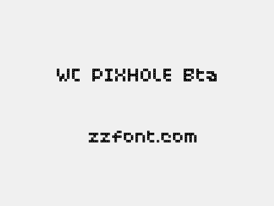 WC PIXHOLE Bta