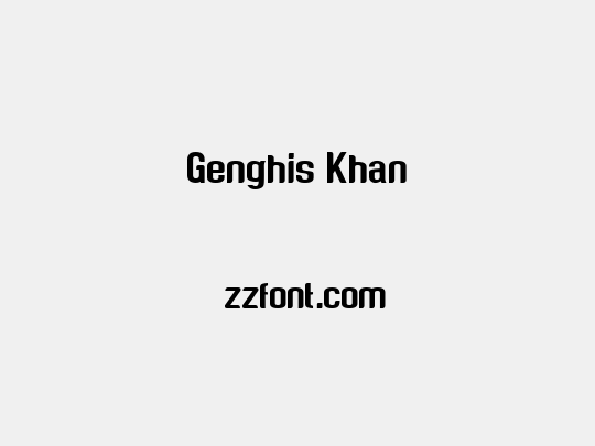 Genghis Khan