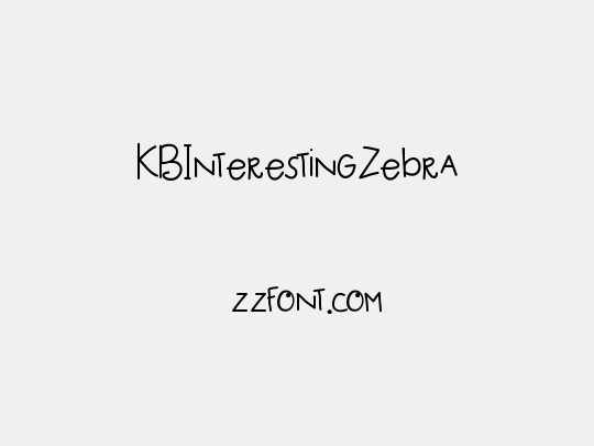 KBInterestingZebra