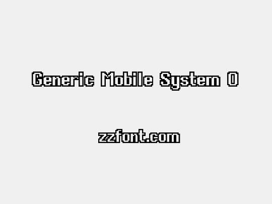 Generic Mobile System O