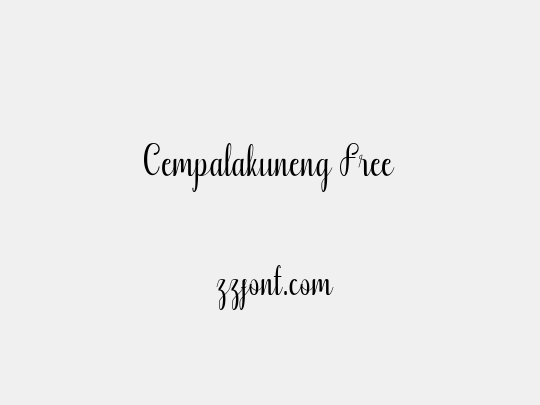 Cempalakuneng Free