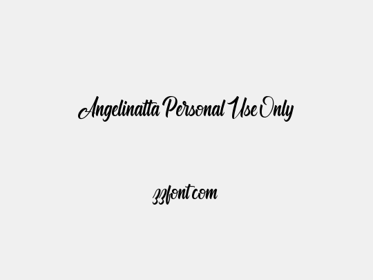 Angelinatta Personal Use Only