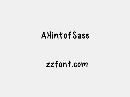 AHintofSass