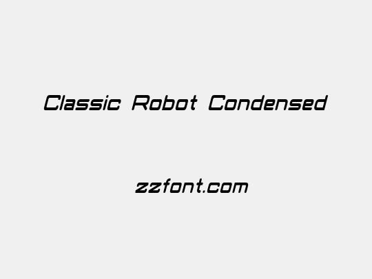 Classic Robot Condensed