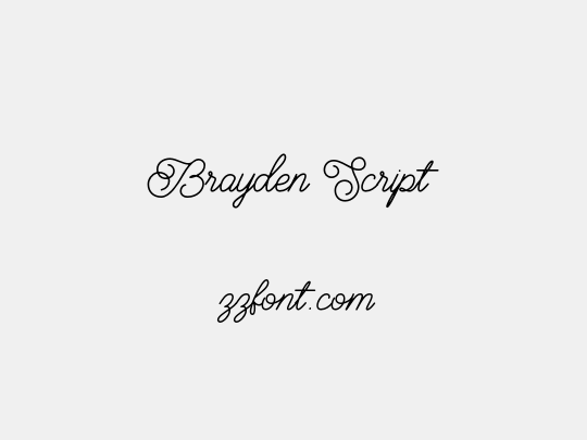 Brayden Script
