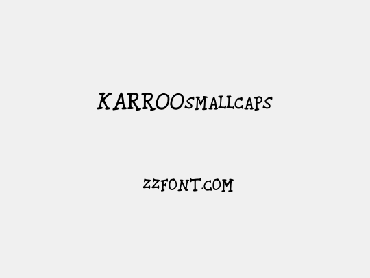 KARROOsmallcaps