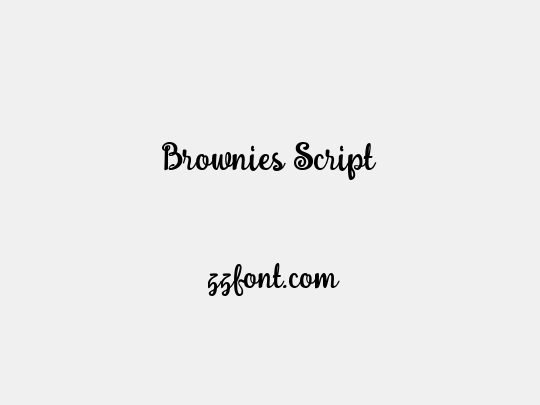 Brownies Script