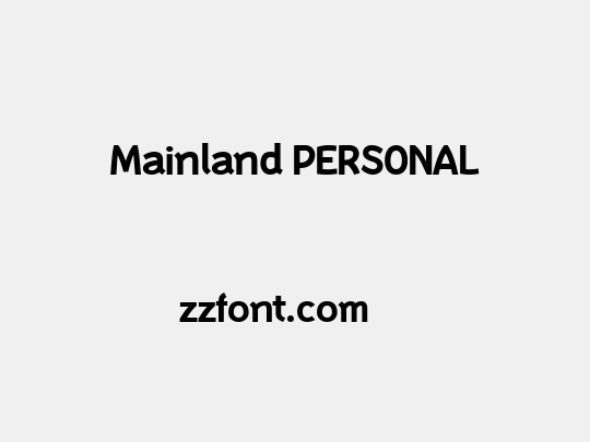 Mainland PERSONAL