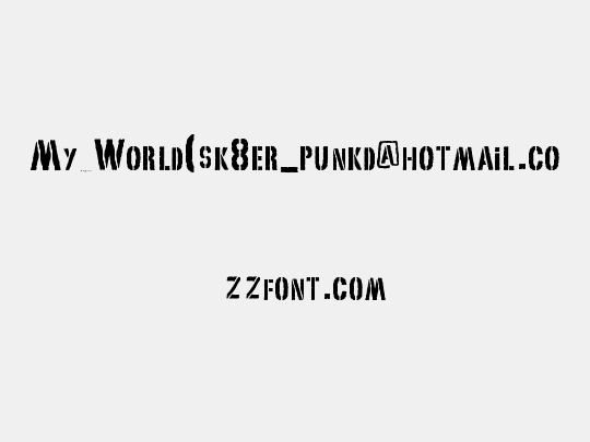 My World(sk8er_punkd@hotmail.co