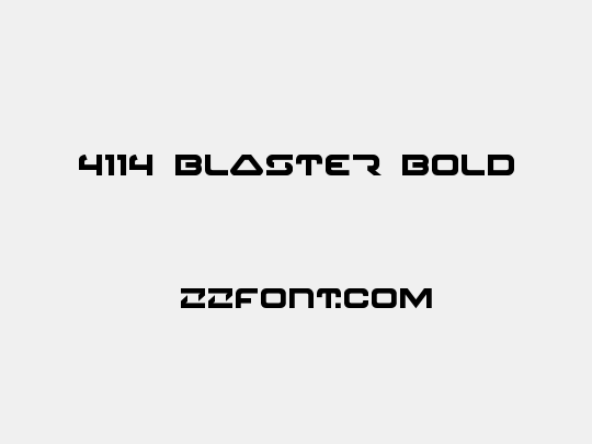 4114 Blaster Bold