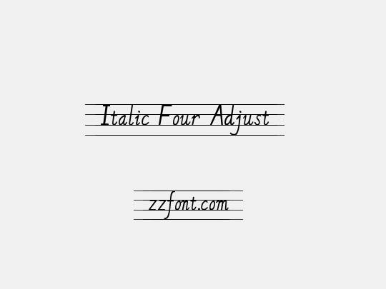 Italic Four Adjust