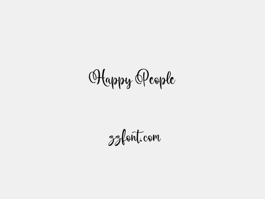 Happy People
