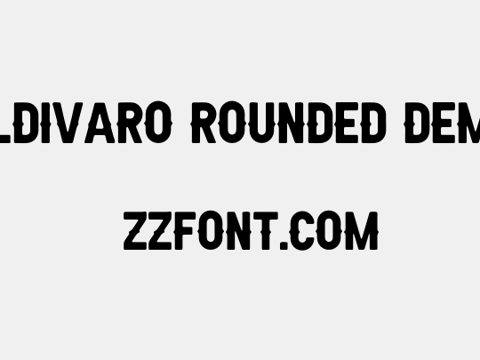 Aldivaro Rounded Demo