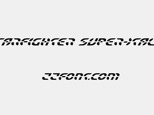 Starfighter Super-Italic