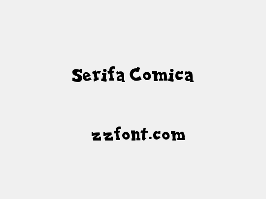 Serifa Comica