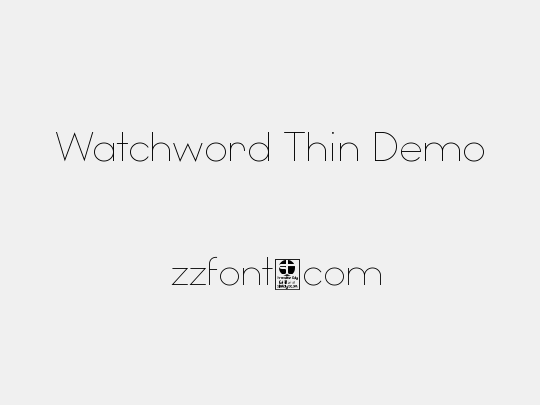 Watchword Thin Demo