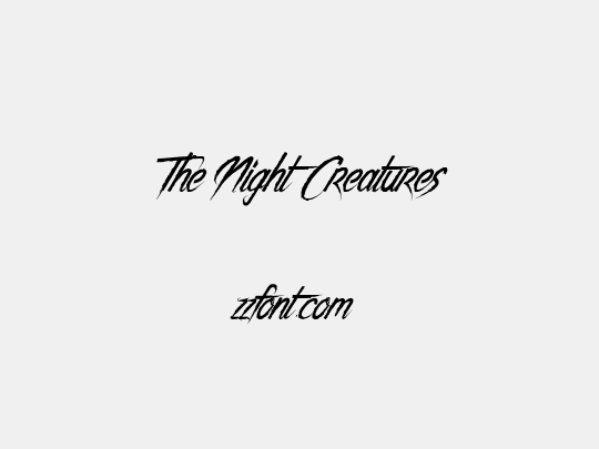 The Night Creatures