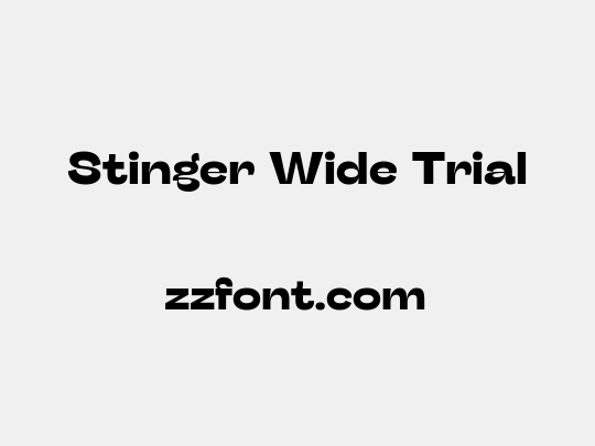 Stinger Wide Trial