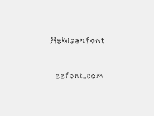 Hebisanfont