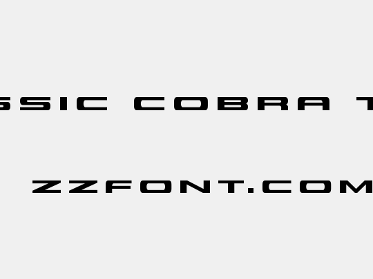 Classic Cobra Title