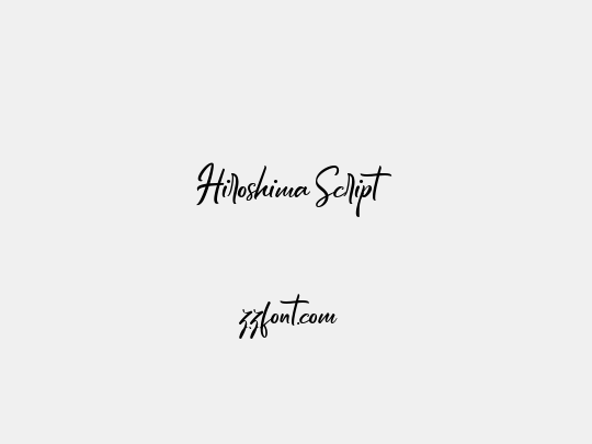 Hiroshima Script