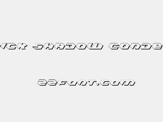 Kubrick Shadow Condensed