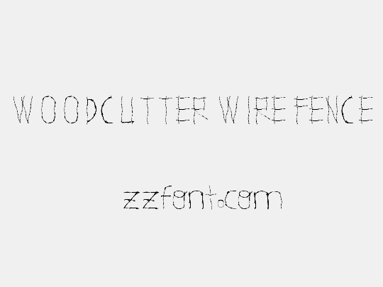 WOODCUTTER WIRE FENCE