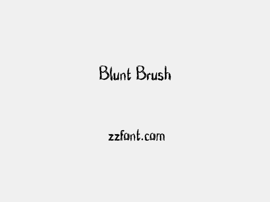 Blunt Brush